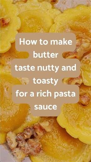 Brown Butter Pasta (15-Minute Recipe) #pasta #howtomakewhitesaucepasta #pastatime