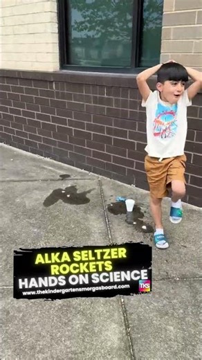 Kindergarten Science Experiments: Make An Alka Seltzer Rockets