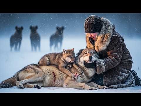 Desperate Mother Wolf Calls Out to Elderly Woman Against Hyenas — A Rescue That Changed Two Lives