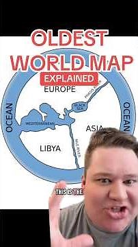 OLDEST WORLD MAP EXPLAINED #history #historical #historyfacts #map #maps #geography #ancienthistory
