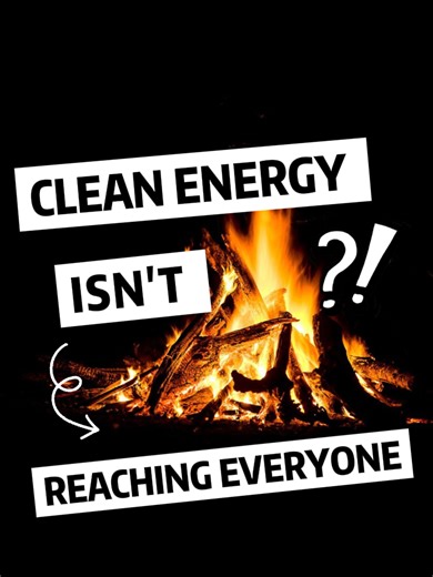 Clean energy is booming… but not for everyone 🔥☀️Solar is breaking records. Wind is booming. EVs are everywhere. But 2 billion people still burn wood to cook. This is the energy transition's blind spot. Why aren't we talking about this? Source: IEA 2024 #EnergyTransition #CleanEnergy #EnergyTransition #CleanEnergy #RenewableEnergy #SolarPower #ClimateChange