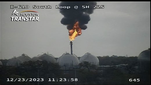 What's that black smoke? Power outage at southeast Houston chemical plant leads to flaring