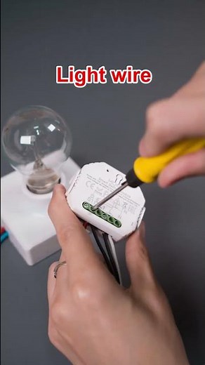 MOES WiFi 1 Gang Switch Module,Installed with Neutral Wire ,Live Wire and Hiddn in the Switch Box