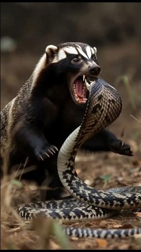 Badger vs Cobra! Unbelievable Wildlife Fight to the Death!