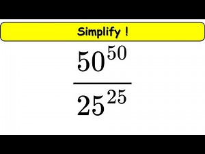 Simplify This Exponential Expression | Easy Math Trick