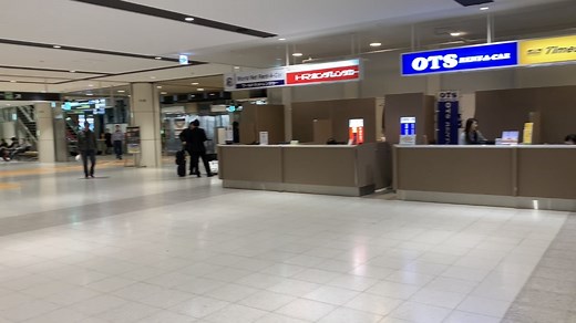 新千歳空港国内線レンタカーカウンターへの行き方