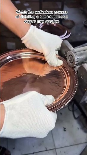 The Art of Copper Embossing #CopperCraft #Metalworking #Handmade #SatisfyingProcess #Artisan
