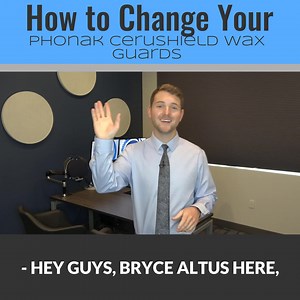How to Change Your Phonak Cerushield Wax Guards | Dr. Bryce Altus at Applied Hearing Solutions in Phoenix, AZ shows you how to change your Phonak Cerushield Wax Guards! Hearing Aid & Audiology Clinic 4045 East Union Hills Drive, Suite 128 Phoenix, AZ 85050 602-877-0000 https://AppliedHearingAZ.com | Applied Hearing Solutions