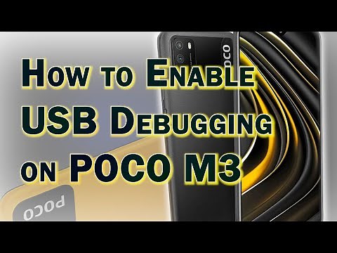 How to Enable USB Debugging on POCO M3 | Fix USB File Transfer Errors