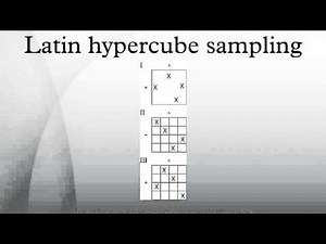 Latin hypercube sampling