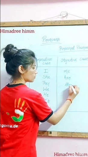 Nominative - Objective Case || Personal Pronoun || English Grammar || #english #study #himadreehimm