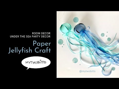Paper Jellyfish Party Decor | DIY Kids Room Decor