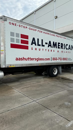 Just another typical All-American morning. Whether it’s a quick service job or complete residential installation, AAS&G is just a quick call away💪 #windows #shutters #soflo #bluecollar | All-American Shutters & Glass