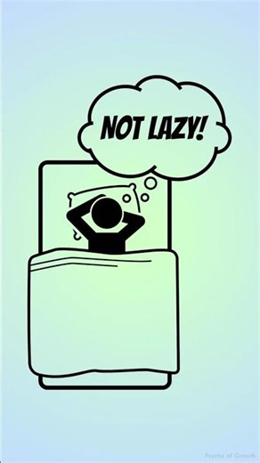 You Are NOT Lazy. (Psychology Fact) #shorts