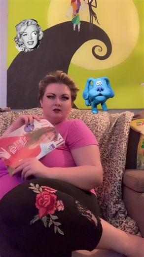 Me #pastliferegression #singing the mail time song from #bluesclues as #marilynmonroe #reincarnated