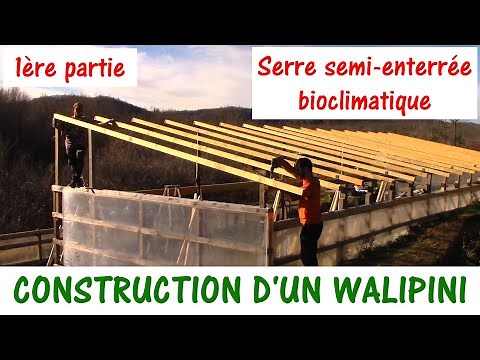 CONSTRUCTION OF A SEMI-UNDERGROUND GREENHOUSE / Part 1