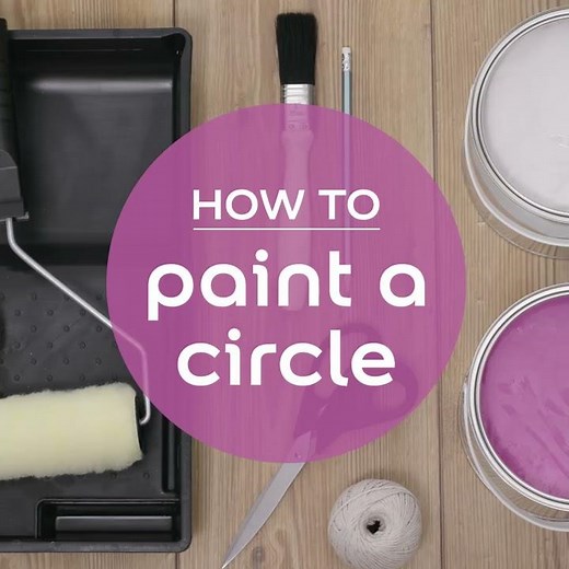 How To Paint A Circle On A Wall - Paint Circle | Dulux