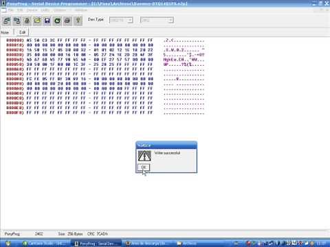 Leer, guardar, borrar con el PonyProg