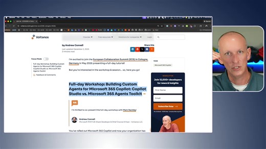 Do you � have a burning question about Microsoft 365 development topics? �� Want the latest news related to Microsoft Teams, the SharePoint Framework (SPFx), Microsoft Graph, Microsoft 365 Copilot, SharePoint Embedded, or other Microsoft 365 dev topics? Join my monthly office hours dedicated to Microsoft 365 full-stack & pro-code developer topics! Want the latest news or have a question about M365 topics like… � Microsoft 365 development � SharePoint Framework (SPFx) � Microsoft Teams developmen
