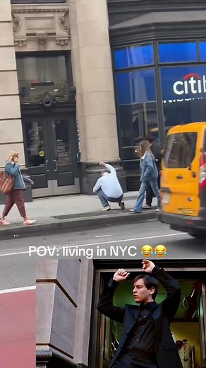 The scene from Spider-Man 3 😂 Bro nailed it 🎥 @j.balla__ | New Yorkers