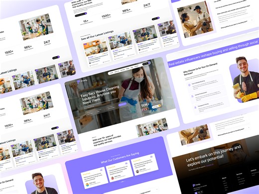 Smart On-Demand Service Platform UI