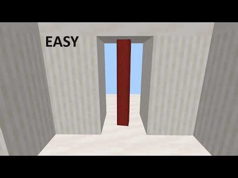 Easy Laser Gate Tutorial For Minecraft Bedrock (NO MODS, NO COMMANDS)