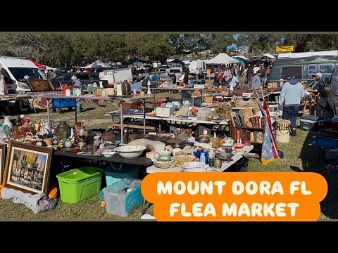 Antiquing at the Best Antique Flea Market in Florida Mount Dora Renningers Extravaganza Shopping