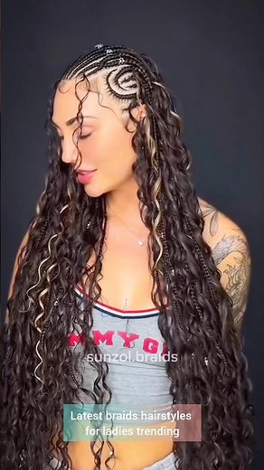 gorgeous braids with cornrows for ladies #shorts #braids #hairstyles #cornrows