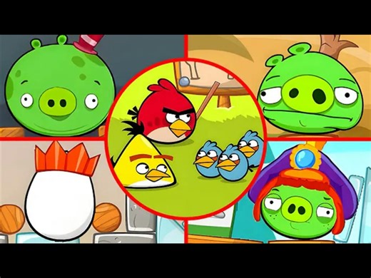 Angry Birds Project R (2.6.10) - All Bosses (Boss Fight)