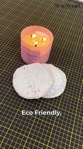 Day 10 | Ditch Disposables! ♻️ Easy Reusable Cotton Rounds | Sew Smart Christmas Countdown |