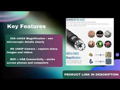 Skybasic Wireless Microscope Review – 1000X Zoom + HD Camera Test