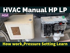 Chiller Manual Pressure switch How setting pressure suction and Discharge Full information Learn