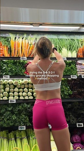 5-4-3-2-1 grocery shopping method