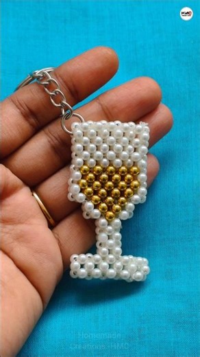 Beaded Cup #shorts #diy #viral #trending #cup #craft #handmade #youtubeshorts #easy #keychain #beads