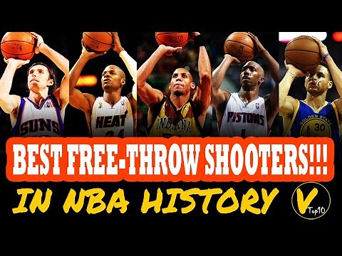 10 BEST FREE THROW SHOOTERS IN NBA HISTORY