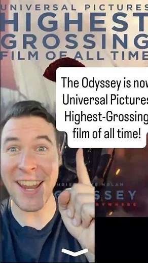 “The Odyssey” is now Universal Pictures Hight-Grossing Film of all time #theodysseymovie