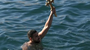 22 reactions | Ready to jump into the ice cold water, thousands of people in Greece and Turkey celebrate Epiphany with a traditional Greek Orthodox swim. The holiday, commemorating the revelation of Christ as God’s incarnate, is celebrated through a traditional blessing of the water and a race to a blessed cross. | AFP News Agency | Facebook