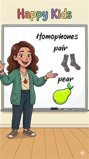 They Sound Alike… But Mean WHAT?! 😂 Homophones Explained!” #shorts #homophones