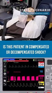 211 reactions · 501 comments | Is this patient in compensated or decompensated septic shock? 樂 Comment “workbook” for our free ECG workbook! | Master Your Medics | Facebook