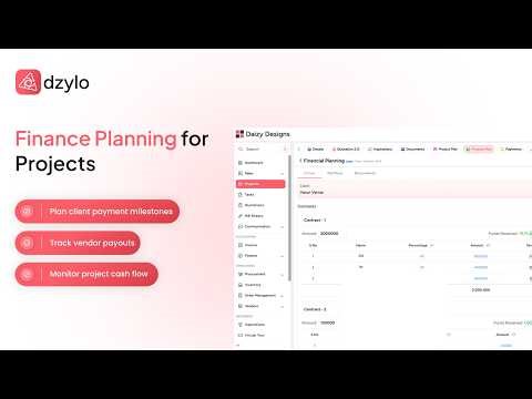 Complete Financial Planning for Interior Projects - Track Client Payments & Vendor Expenses
