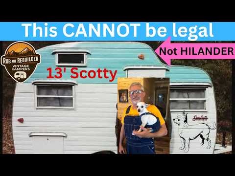 EP518 This Vintage camper blew my mind. Is it even real? Could I recreate this style? Serro Scotty