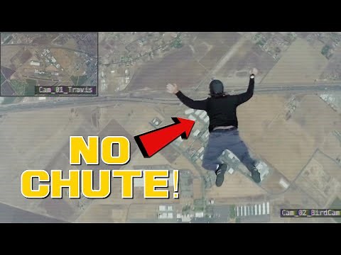 Man Jumps Out of Plane w/ No Parachute (Original)