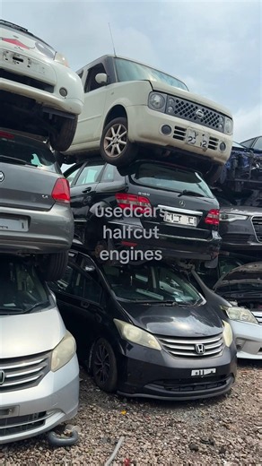 Let cutting and disassembly of auto parts go to the world #halfcut #usedcar #nosecut #benz #engines