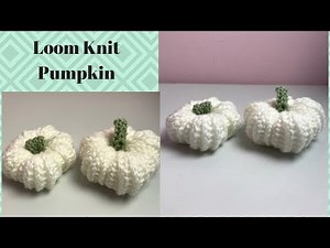 Loom Knit Pumpkin