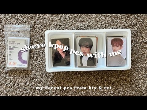 Sleeve kpop photocards with me (bts & txt) ~ 방탄소년단
