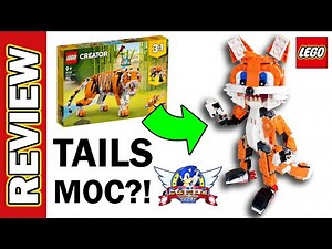 Miles "Tails" Prower MoC from Majestic Tiger 31129: Review, TimeLapse Speed Build.Sonic The Hedgehog