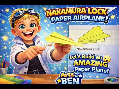 The Great Nakamura Lock 🚀 The Paper Plane That Won’t Unfold!
