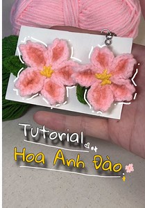 Hoa bằng len móc tay đơn giản | mẫu crochet khăn Quảng Cô