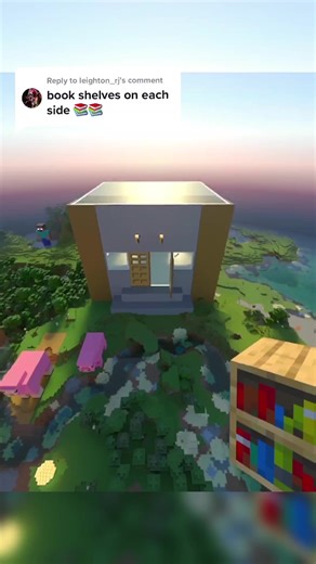 Minecraft Bookshelf Ideas and Designs