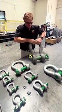 Shackles, Clevises & D-Rings Explained | Advantage Rigging